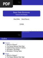 Basic Data Structures: Queues and Deques