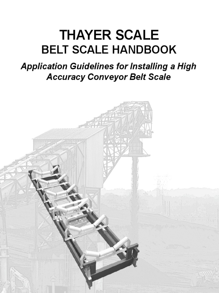 Belt Scale Handbook PDF Belt (Mechanical) Calibration