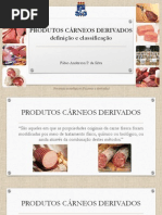 Aula 3 - Produtos Cárneos Derivados - Definição e Classificação