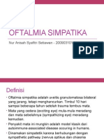 Oftalmia simpatika