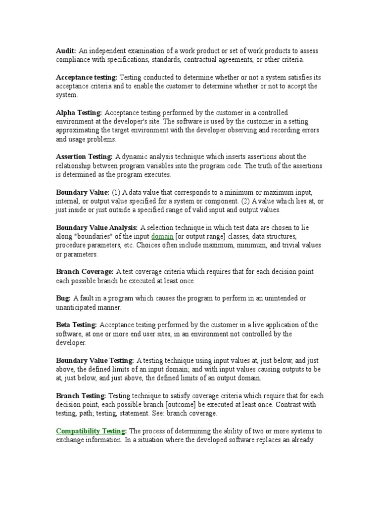 Domain: Compatibility Testing | PDF | Software Testing | Verification ...