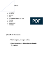 Dictado de Palabras-Dictado de Oraciones-Lectura Del Examinador-Dip