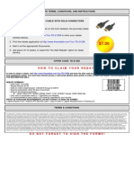 Howtoclaimyourrebate: Rebate Terms, Conditions, and Instructions