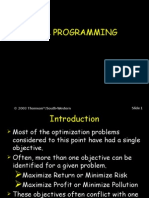 Goal Programming