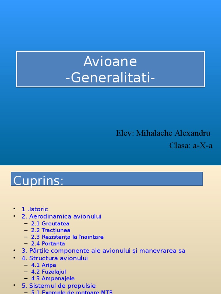 Avioane | PDF