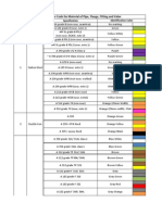 Piping Color Code Chart PDF