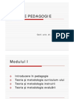 Curs de Pedagogie