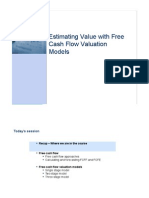 CNC6 - Free Cash Flow Valuation Models (Noted)