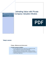 CNC9_Private Company Valuation Models (Noted)