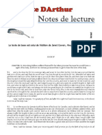 Notes de Lecture: 82 Le Texte de Base Est Celui de L'édition de Janet Cowen, (2 Vol.)