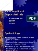 Osteomyelitis & Septic Arthritis