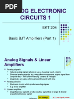 Chptr 1 - Basic BJT Amplifier(I)