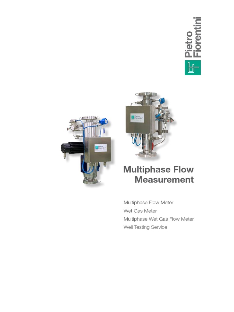 Multiphase Flow Measurement PDF Flow Measurement Gases