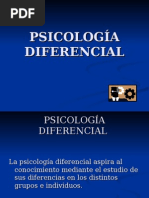 Psicología Diferencial