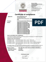 TRIO-27.6 (20.0) TL-OUTD-400 (Bureau Veritas, Environmental Certificate, Ref. U14-0287) Rev. 2014-05-26 PDF
