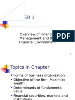 Financial Management and Financial Environment