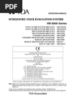 TOA Vm3000 Operate e