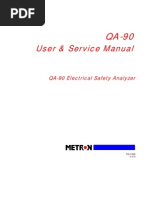 Metron Safety Analyzer QA - 90 - Service User Manual