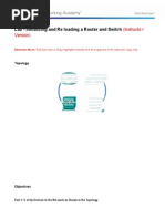 0.0.0.1 Lab - Initializing and Reloading A Router and Switch - ILM