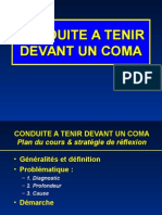 La conduite à tenir devant un Coma