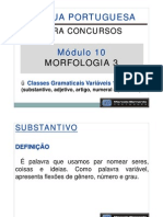 Morfologia dos substantivos