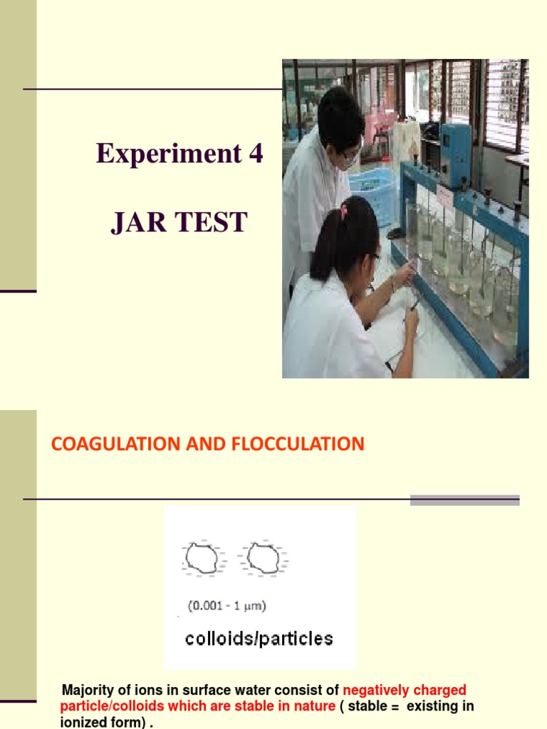 JAR TEST Chemistry Physical Sciences Free 30day Trial Scribd