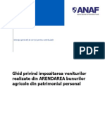 CFNET 2014 Ghid ANAF ARENDAREA - Bun - Agricole PDF