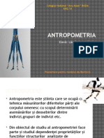 Determinarea Starii de Sanatate in Functie de Datele Biometrice (Antropometrie)