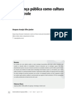 Segurança Pública Como Cultura Do Controle