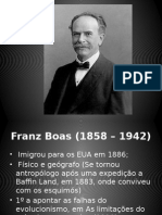 Franz Boas - Antopologia Cultural