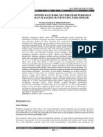 Analisis Komposisi Batubara Muturendah Terhadap Pembentukan Slagging Dan Fouling Pada Boiler