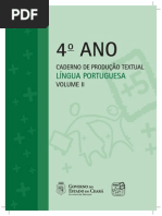 4 Ano Caderno de Producao Textual Lingua Portuguesa Volume II