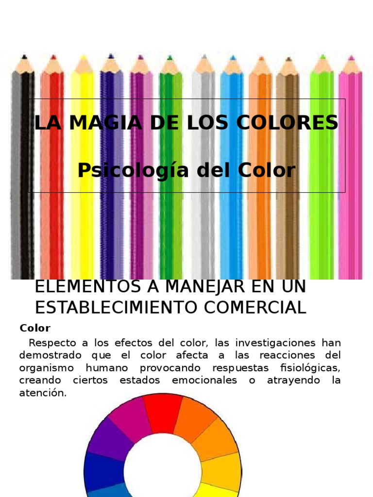 La Magia de Los Colores | PDF | Color | Verde