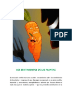 Los Sentimientos de Las Plantas