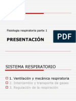 Fisiología respiratoria