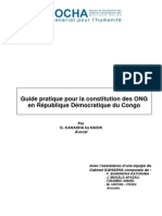 Guide Pratique Pour La Constitution Des ONG en RD Congo