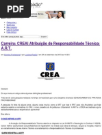 Carreira_ CREA_ Atribuição de Responsabilidade Técnica_ a.R.T