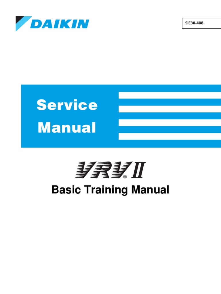 VRVII Basic Training PDF Hvac Heat Exchanger