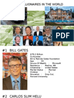 Top 10 Billionaires in The World