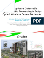 DOF- Duplicate Detectable Opportunistic Forwarding-slides