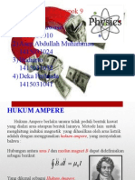 Hukum Ampere Fisika Dasar