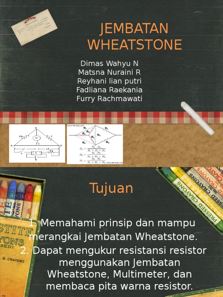 Optimasi Pengukuran Resistansi dengan Jembatan Wheatstone | PDF ...