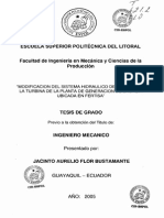 Sistema Hidraulico de Turbina PDF