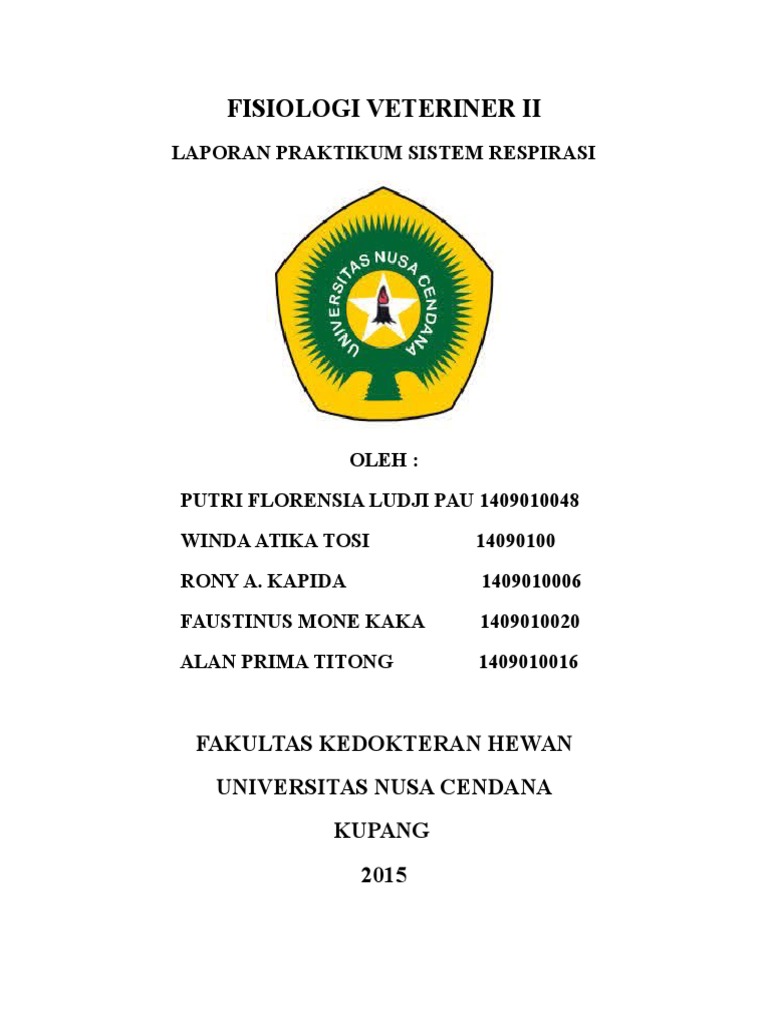 Laporan Praktikum Sistem Respirasi Pada Hewan | PDF