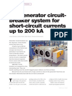 SF6 generator circuitbreaker system for short-circuit currents up to 200 kA