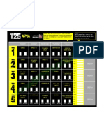 T25 Alpha Phase Calendar