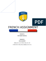 French Assignment: E N: A2324710002, R N: 3305 B.T Cse + Mba (D D) (2010-2015)