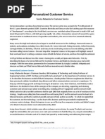 Download Personalized Customer Service by tjumsj SN2609892 doc pdf