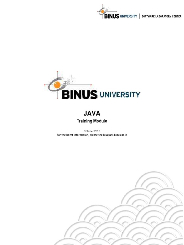 Java Programming - Module | PDF