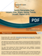 Global Electric Retractable Door Industry Size, Share, Market Trends, Growth, Report 2015